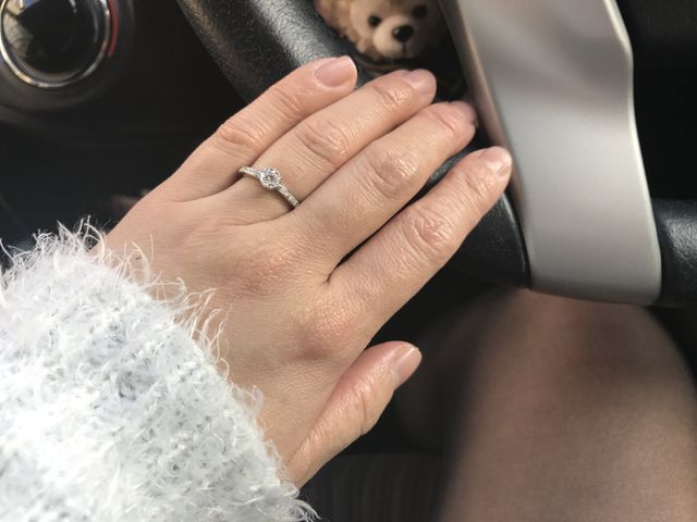 4℃ 0.35カラット サイドにもダイヤがいくつかあります