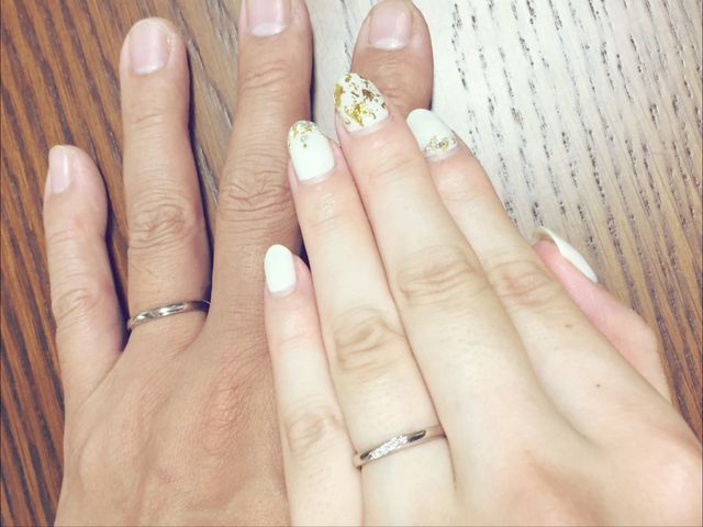 結婚指輪です。