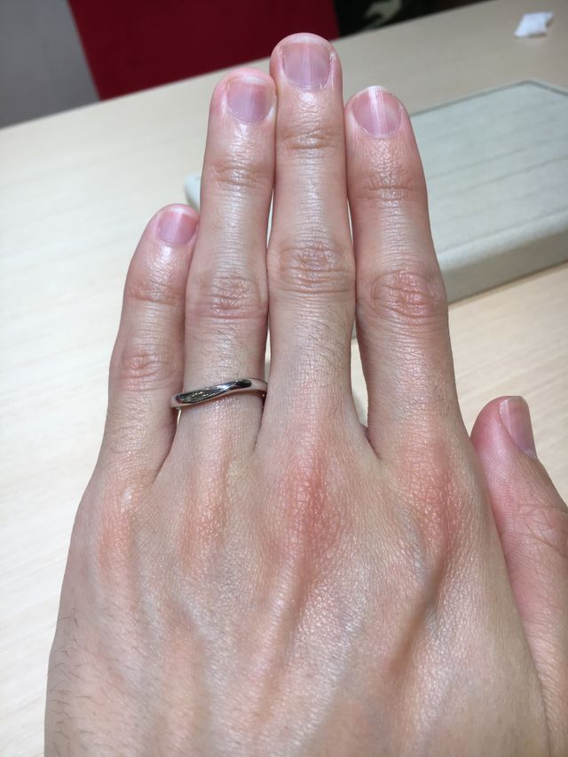 結婚指輪です