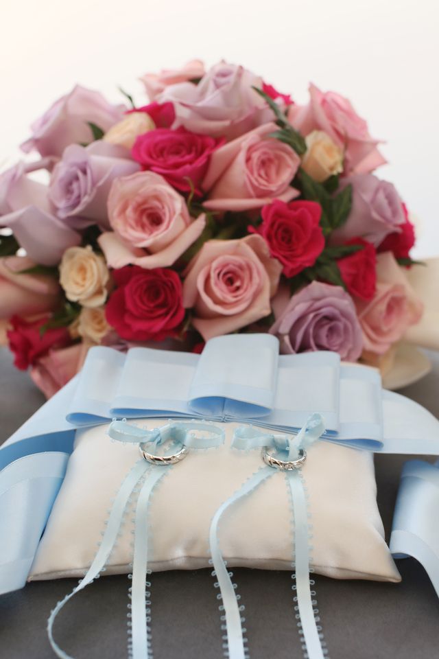 ハワイ挙式のリング交換のとき