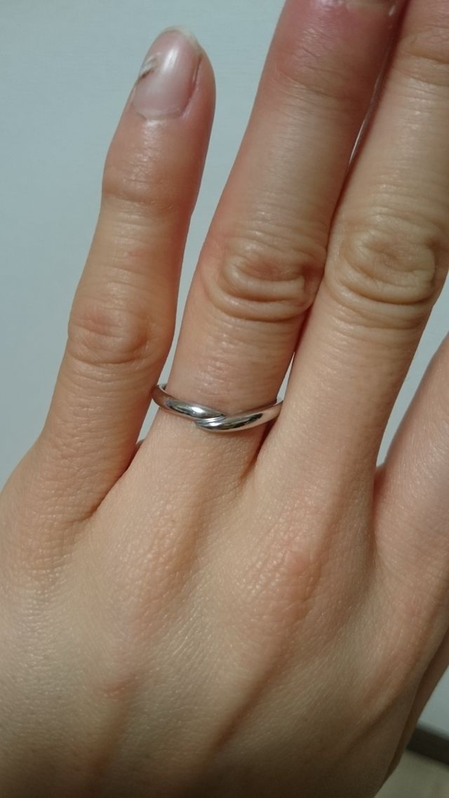 結婚指輪です。