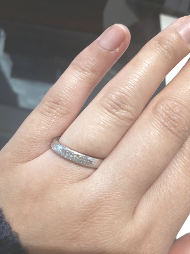 天の川モチーフの上品なリングです