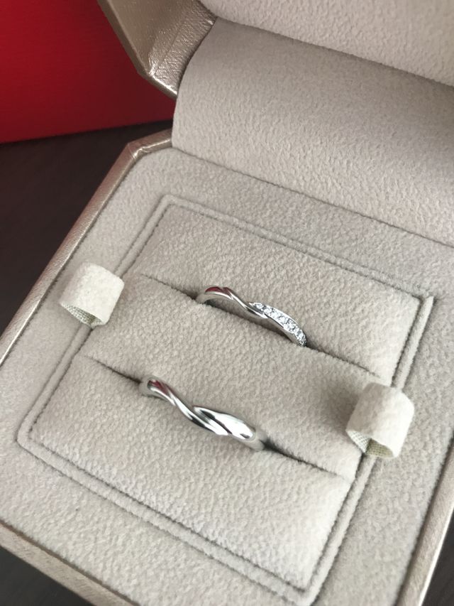 お揃いのデザインにしました