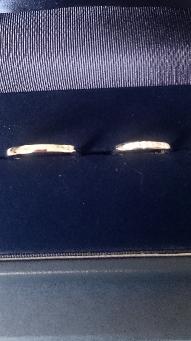 購入した結婚指輪