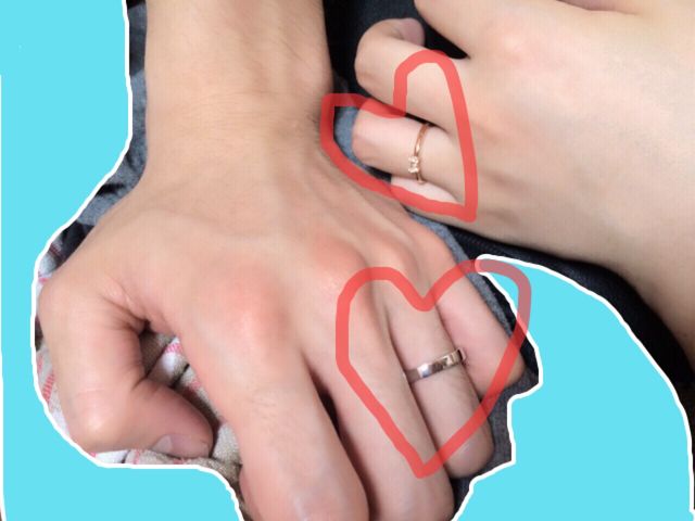 ペア指輪の写真