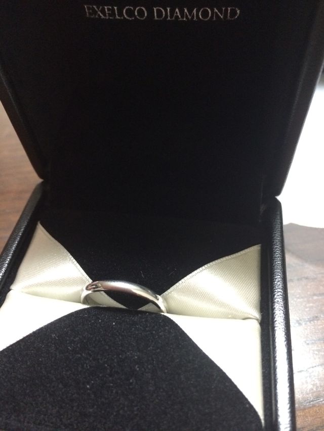 シンプルでやわらかさがあるリング(女性用)