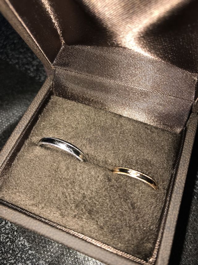 彼とお揃いの結婚指輪