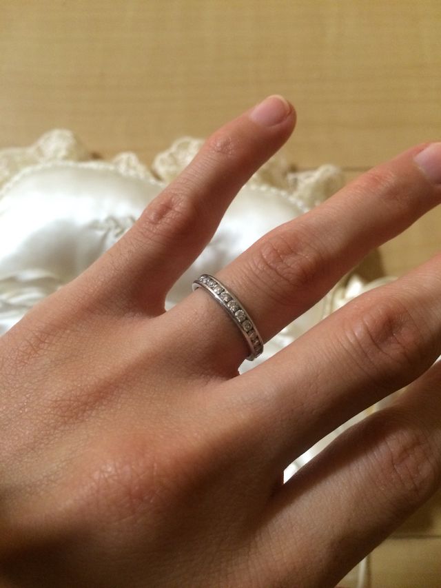 レール留めです。ダイヤは1周ではなく半周だけです。