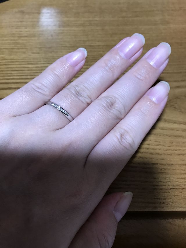 素敵な結婚指輪が出来ました！