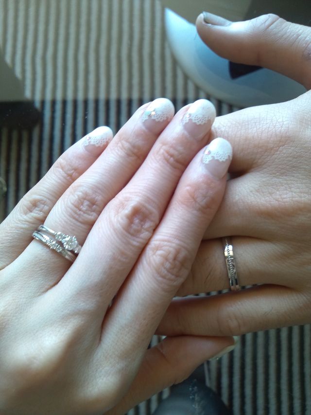 メンズは太めで石無しミル打ち