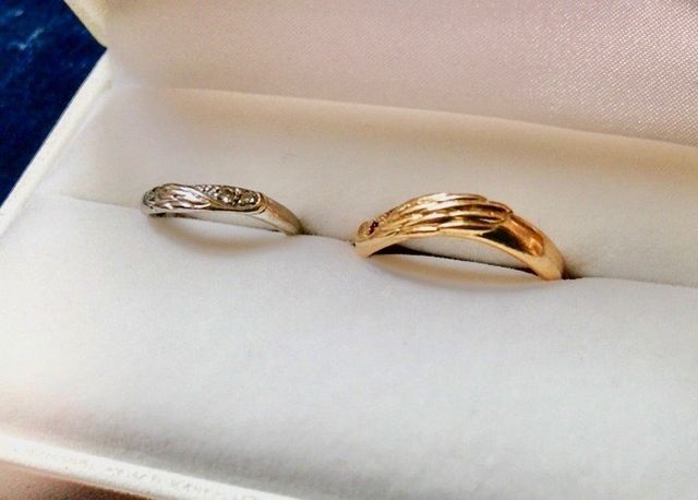 デザイナーさんと夫婦で練ったオリジナルデザイン「一翼の天使」