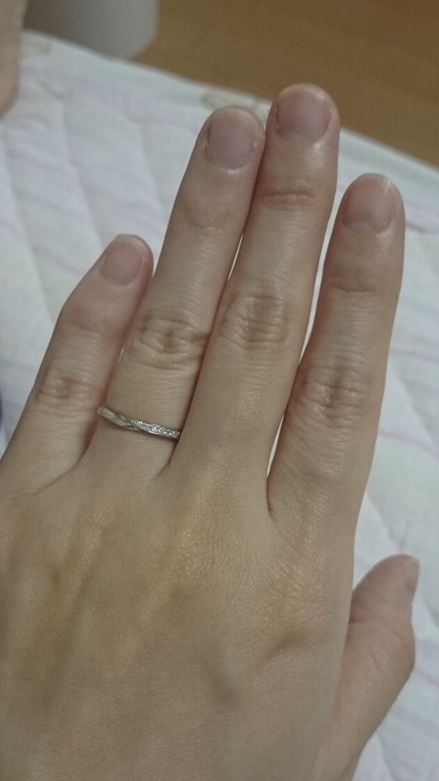お気に入りの指輪です。