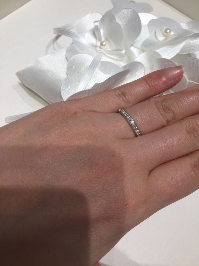 ポンテヴェッキオで購入しました！エタニティリング(*^^*)