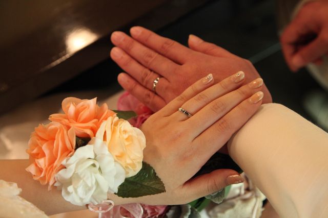 披露宴にて記念に