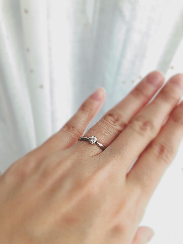 シンプルで上品なデザインがお気に入り。