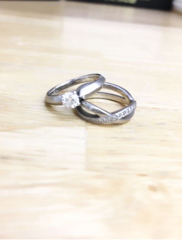 ブランド違いですが、一目惚れした個性派リングにしました！