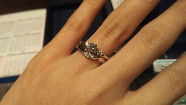 重ね付けするとこんな感じです