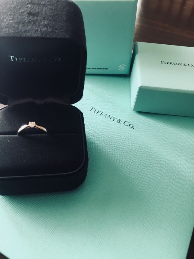 王道だけど女の子が憧れるティファニーを選んで良かった。