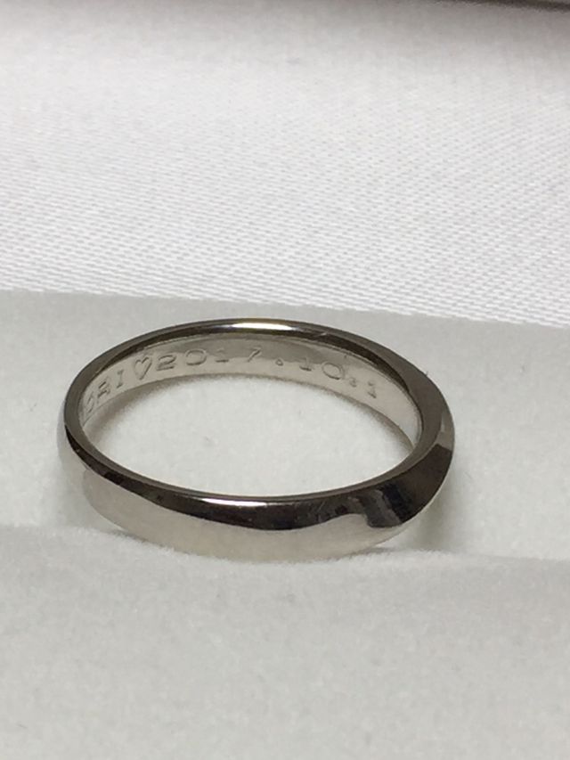 アップです。刻印が気に入ってます。