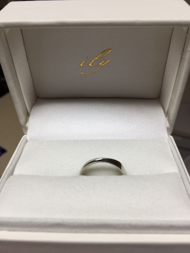 新郎用の指輪です。