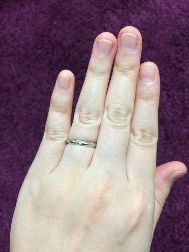 カルティエのマリッジリングです。