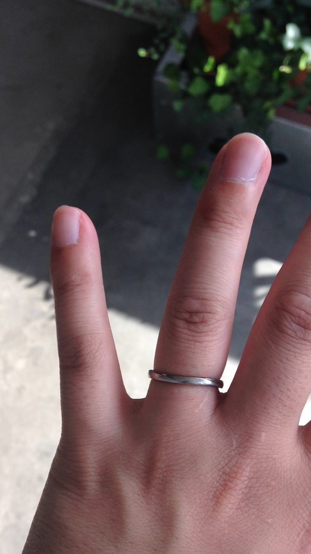 雪佳景（男性用）金属を扱う仕事なので既に傷が…