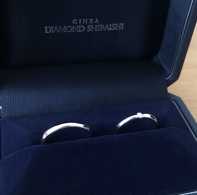 シンプルな指輪です。