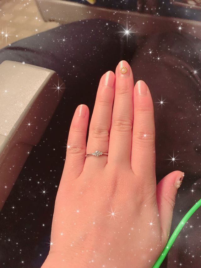 プロポーズを受けた時の写真です。