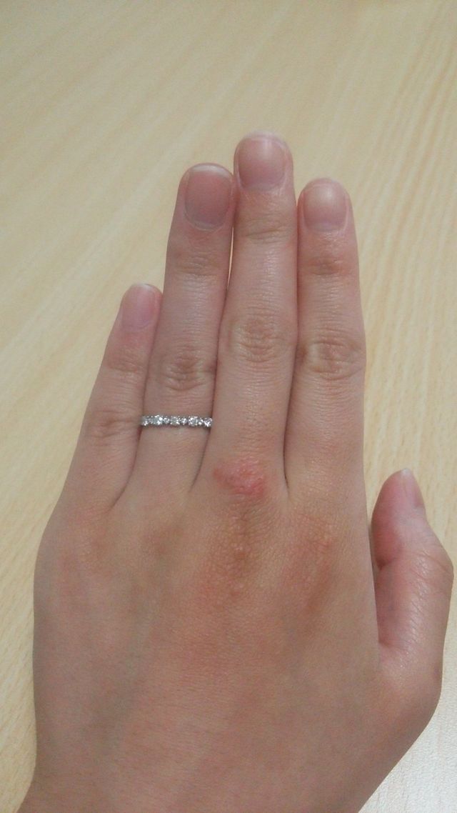 ハーフエタニティのようになります