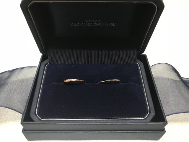 結婚指輪！ピンクゴールド！