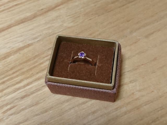 子供が生まれるとベビーリングをいただけます。