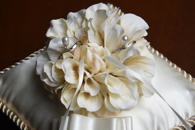 結婚式まで着けずにとっておきました