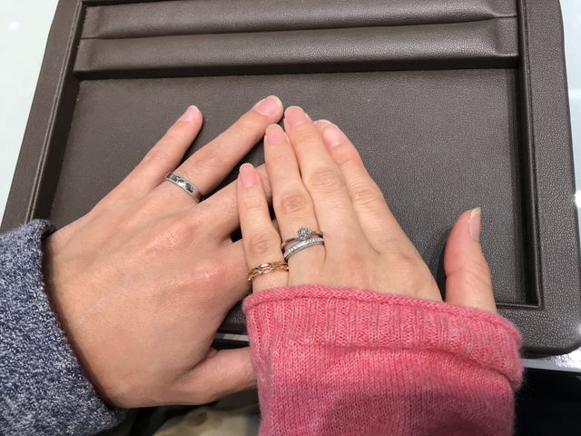 待ちに待った結婚指輪( &uml;̮ )
