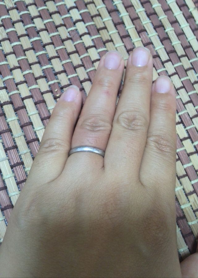 結婚指輪です。