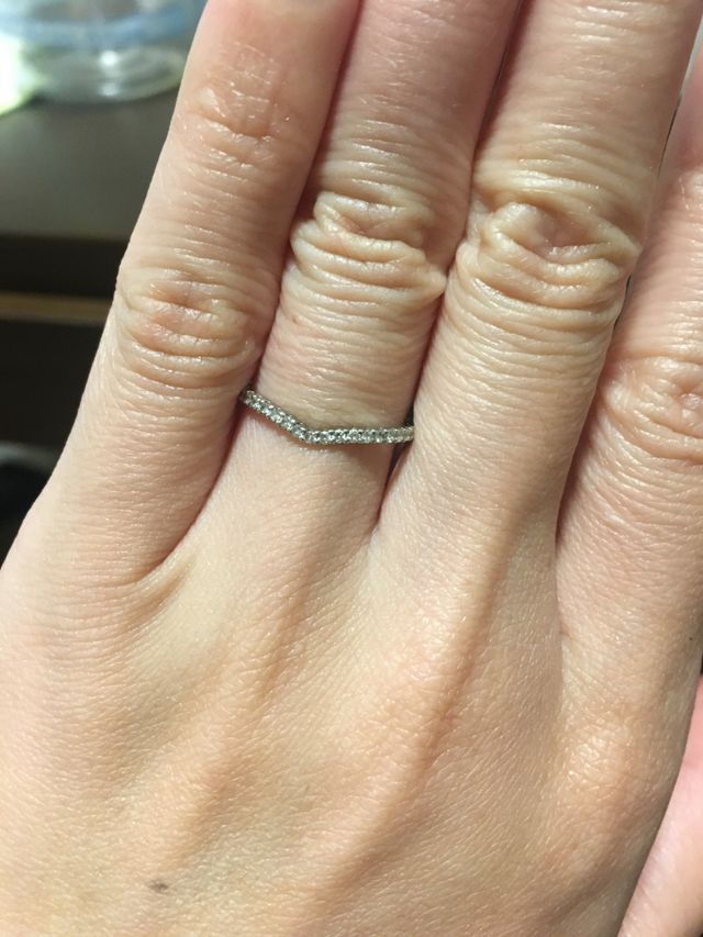 細身の結婚指輪