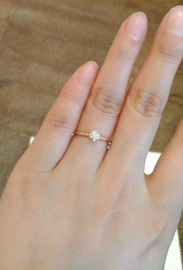 華奢なので重ね付けや普段から着けられそうでした！