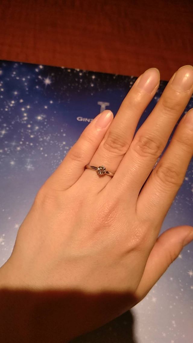 花びらのように見えるプレシューズ。