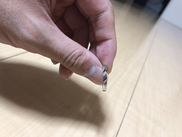 購入した指輪10号