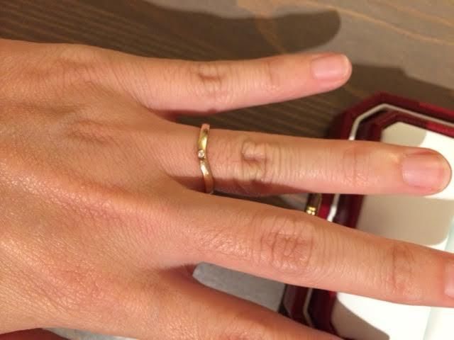 指にはめるとこんな感じです。