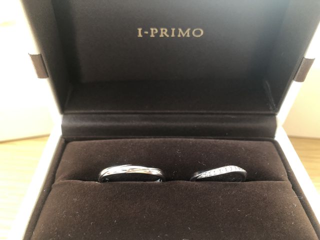 お互い気に入った指輪を買いました