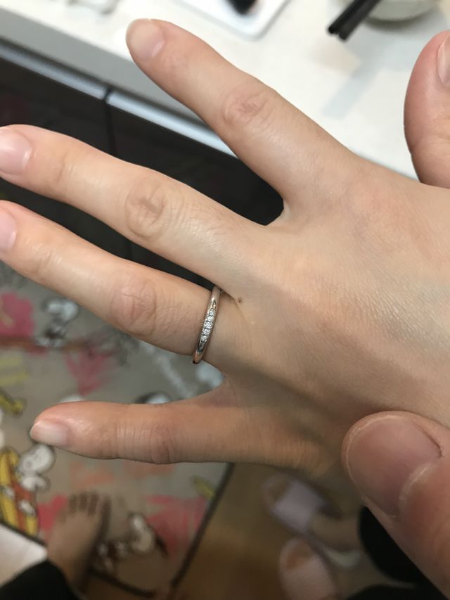 妻の結婚指輪