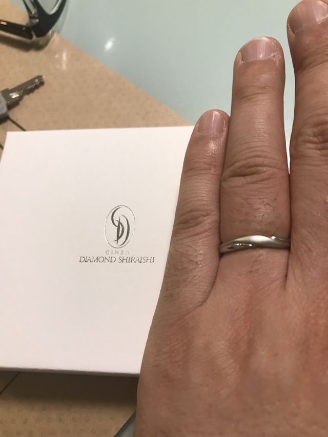 夫の結婚指輪