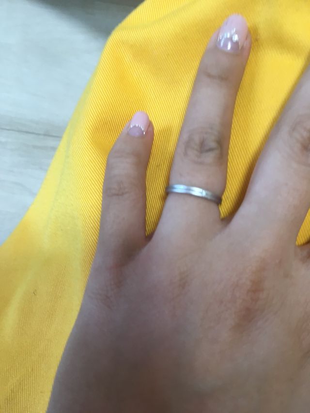 結婚指輪です。