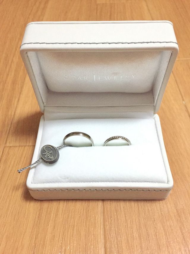 スターとハートのミル打ちリング✧*。