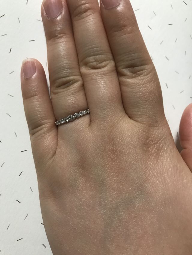 ダイヤモンドの輝きが、最高です。