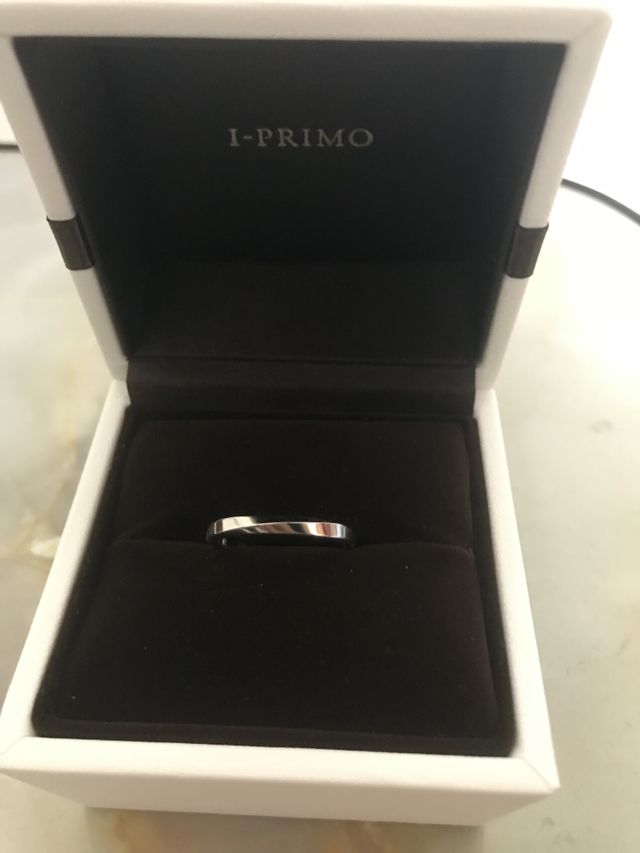 結婚指輪です。男性用。