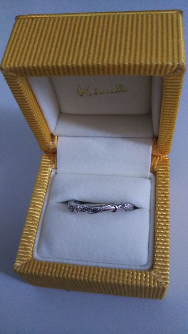 結婚指輪です