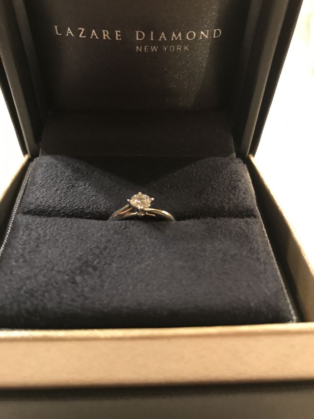 プロポーズ用で購入した婚約指輪