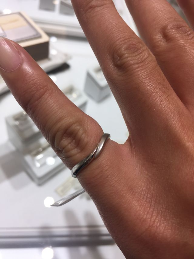 S字カーブをアップで