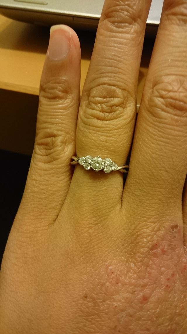 リングサイズは＃11です。